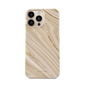 BURGA iPhone 13 Pro phone case. “Full Glam” BEIGE - NEW NEVER USED